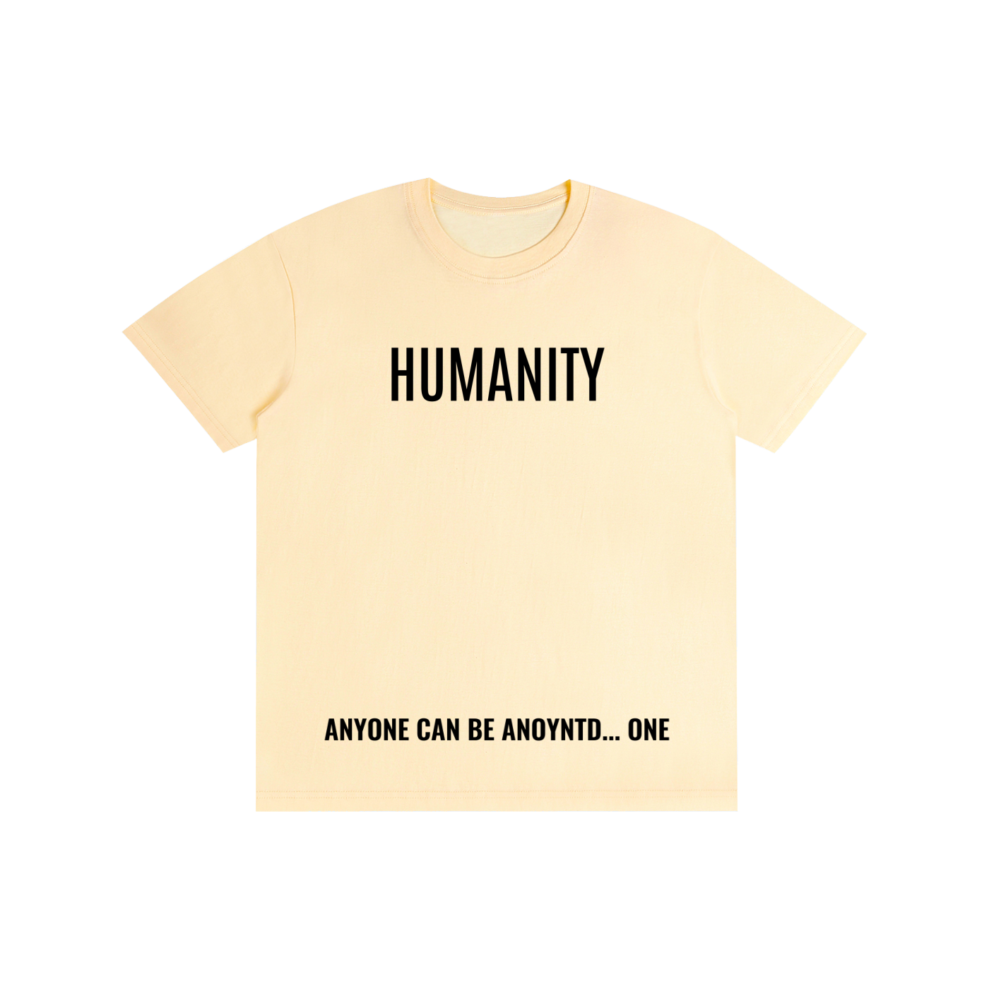 HUMANITY (B-L) Pure Cotton Unisex T-Shirt