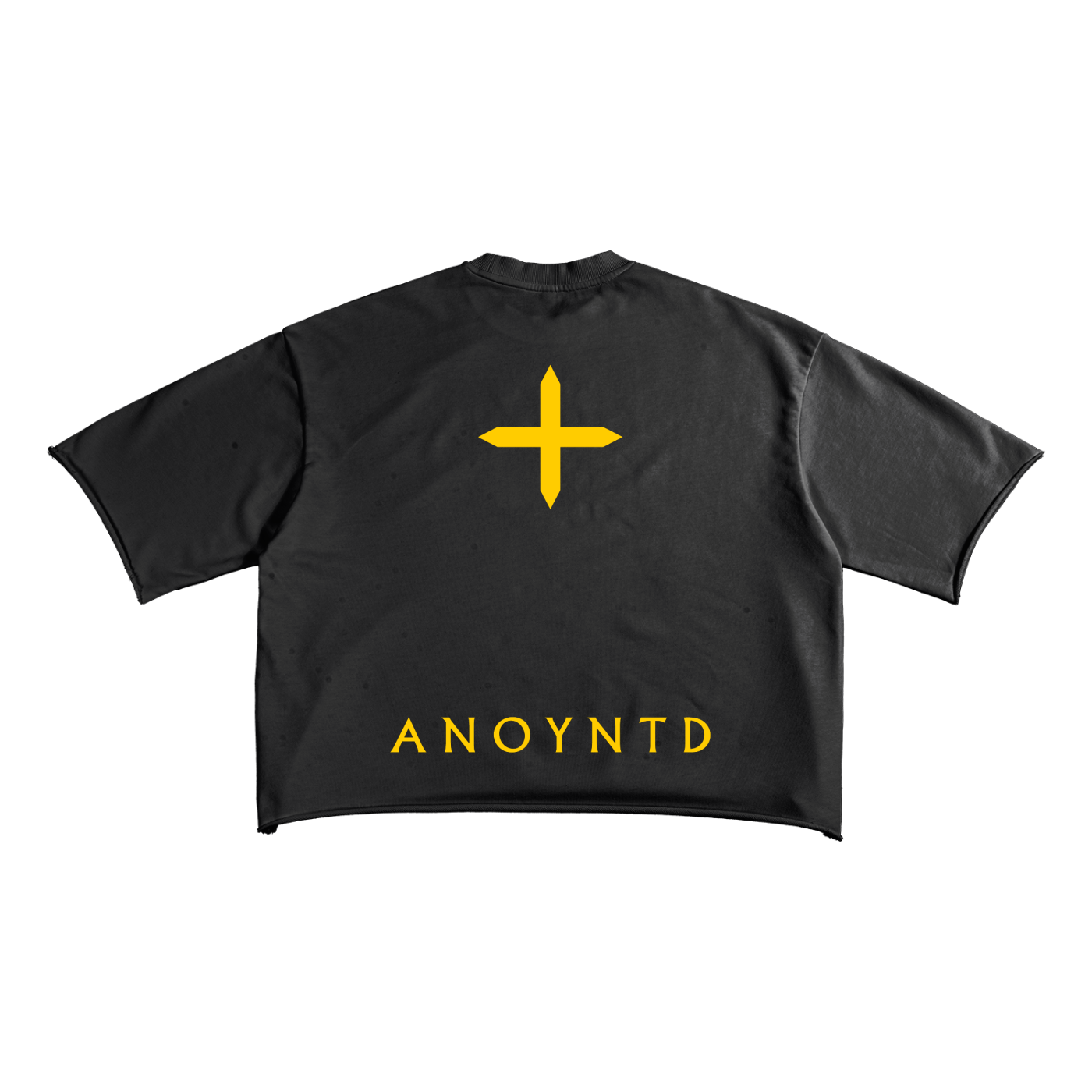 French Terry Raw Edge T-Shirt