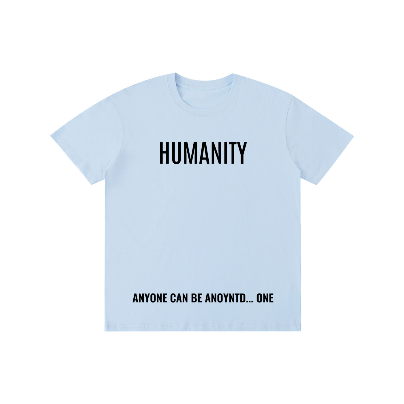 HUMANITY (B-L) Pure Cotton Unisex T-Shirt