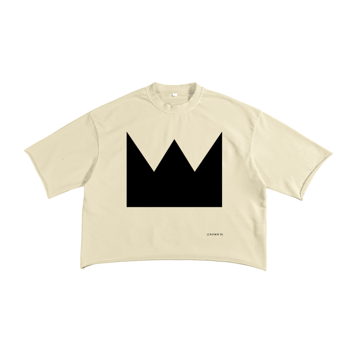 French Terry Raw Edge T-Shirt