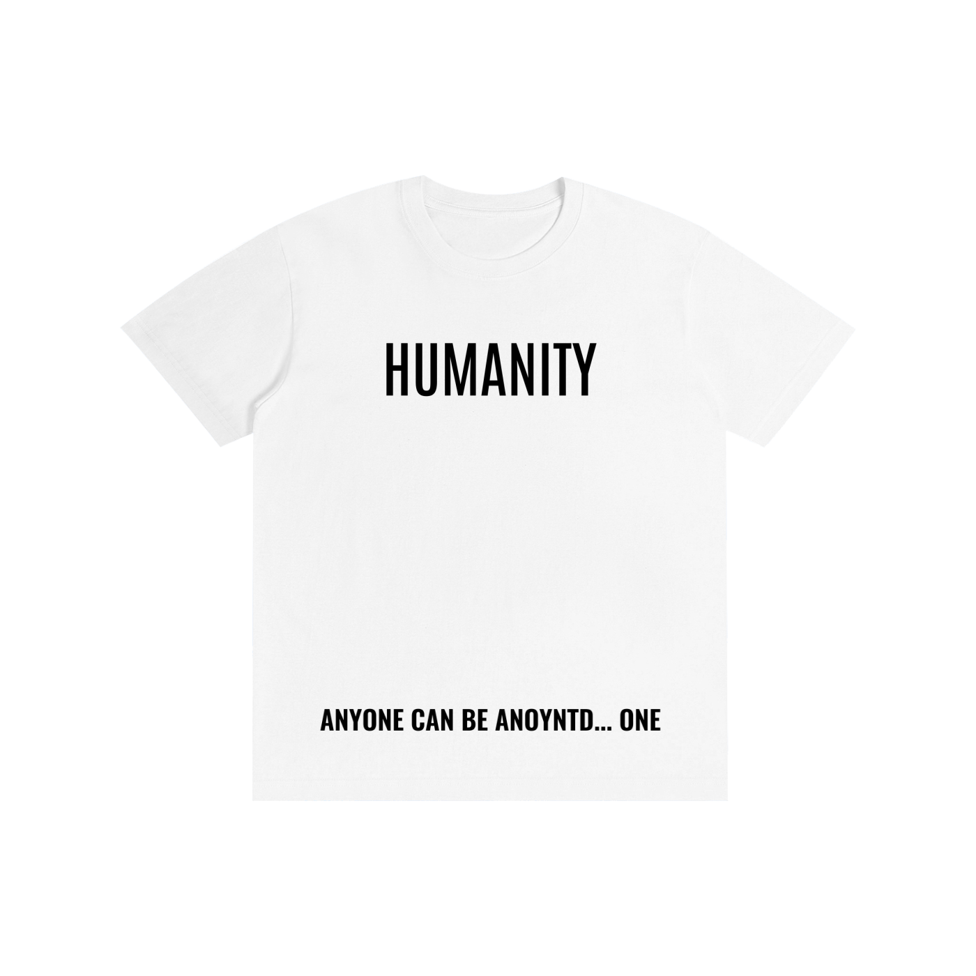 HUMANITY (B-L) Pure Cotton Unisex T-Shirt