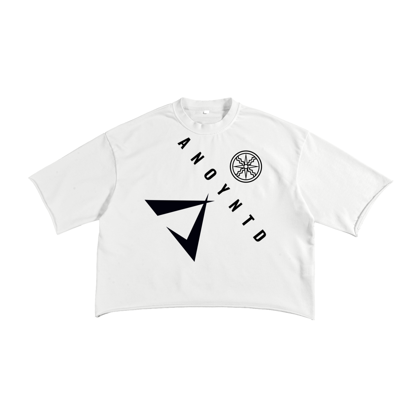 French Terry Raw Edge T-Shirt