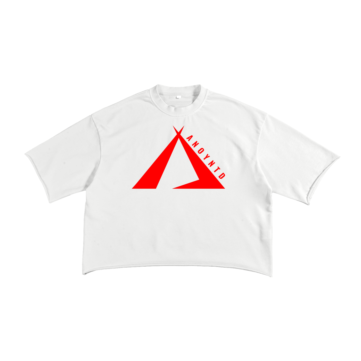 TIPI [RED] French Terry Raw Edge T-Shirt