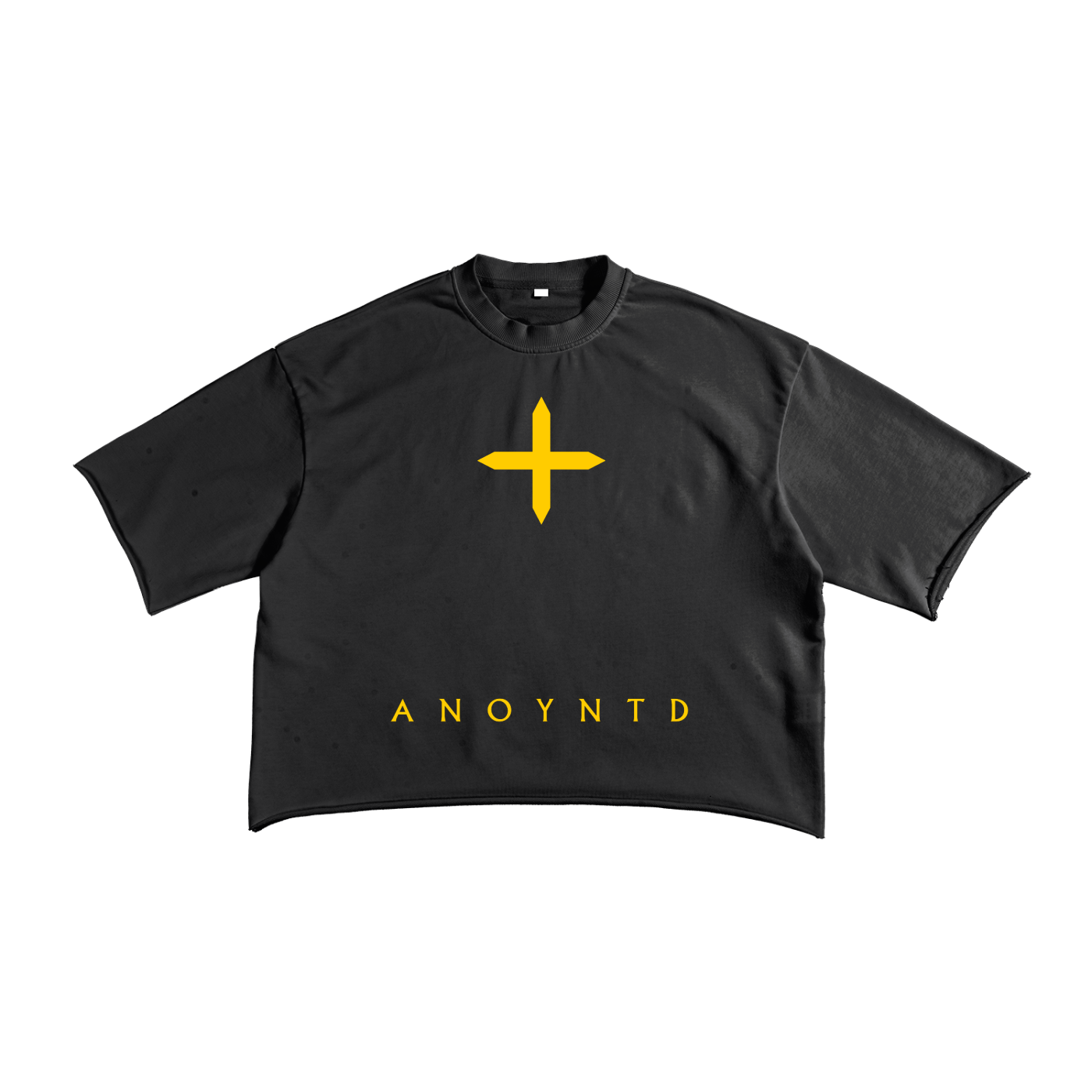 French Terry Raw Edge T-Shirt