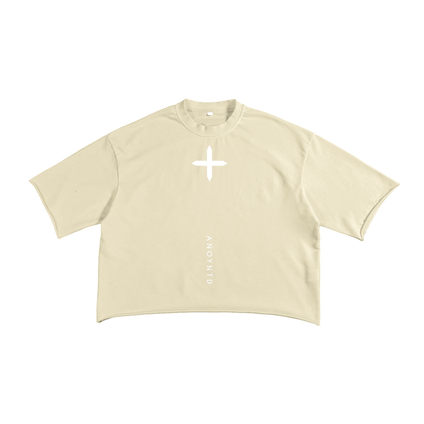 French Terry Raw Edge T-Shirt
