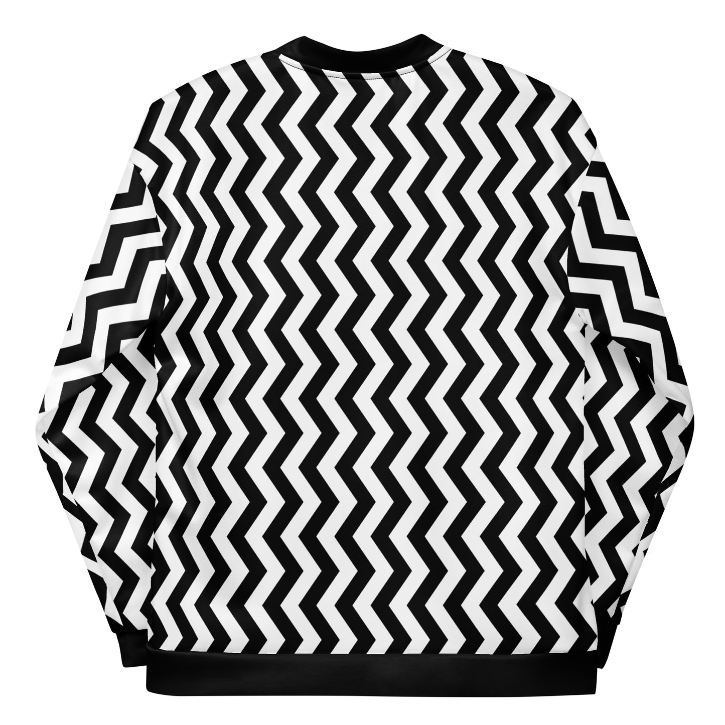 ANOYNTD ZIG ZAG Unisex Lightweight Bomber Jacket