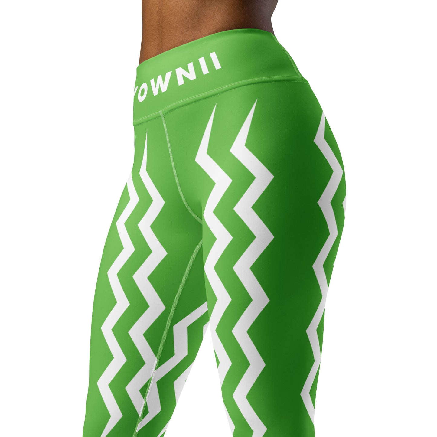YOWNII X ANOYNTD Green Yoga Leggings