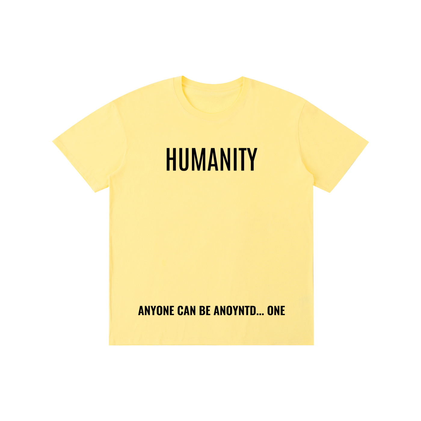 HUMANITY (B-L) Pure Cotton Unisex T-Shirt