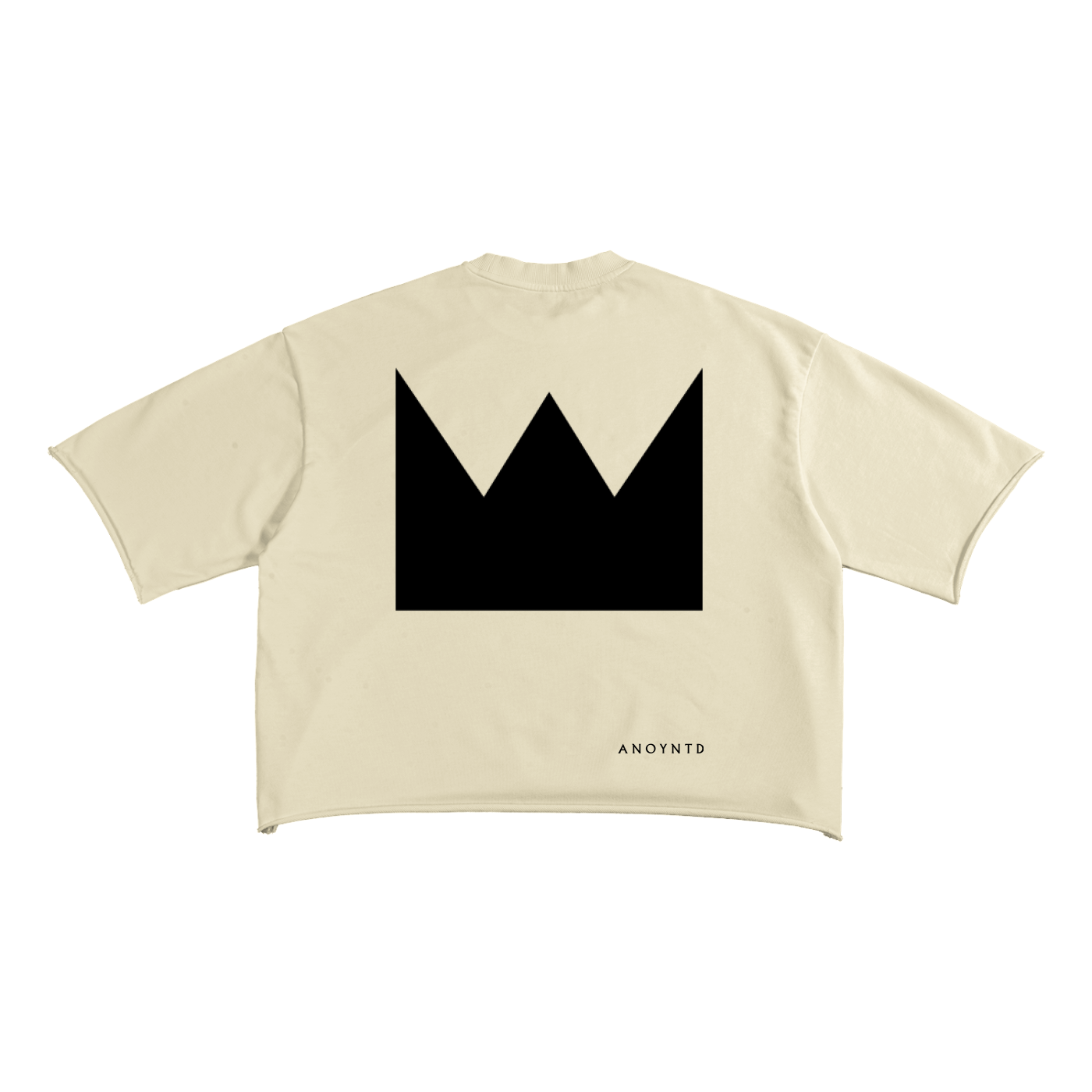 French Terry Raw Edge T-Shirt