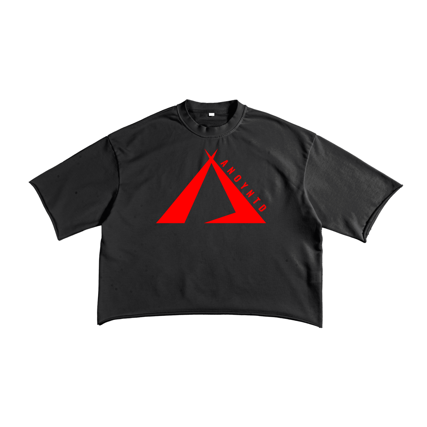 TIPI [RED] French Terry Raw Edge T-Shirt