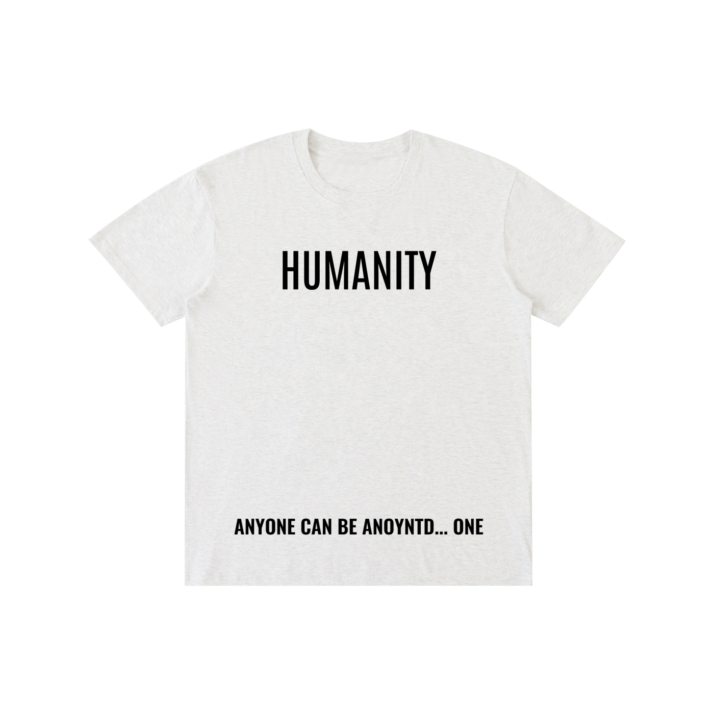 HUMANITY (B-L) Pure Cotton Unisex T-Shirt