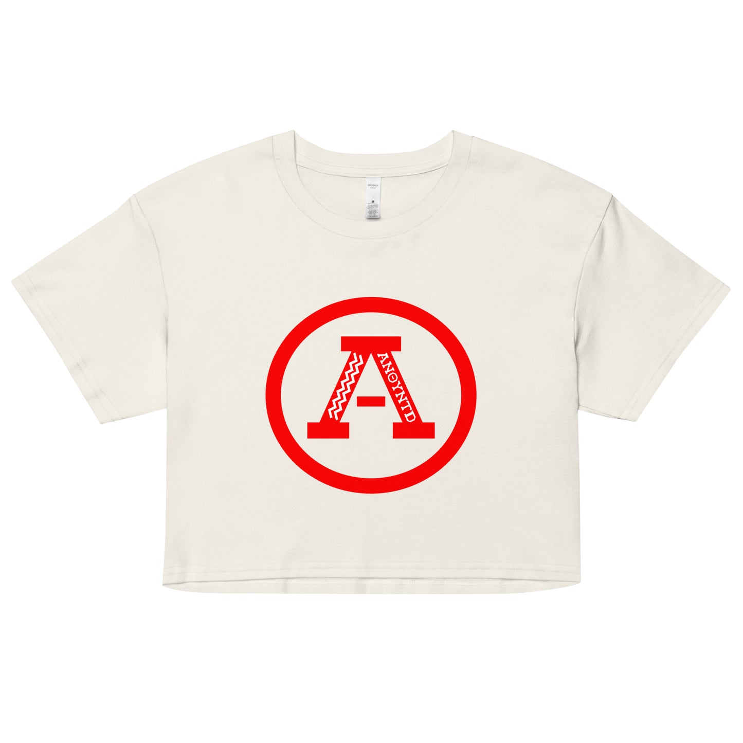 ANOYNTD [LETTERMAN] Series (R) Women’s Crop Top