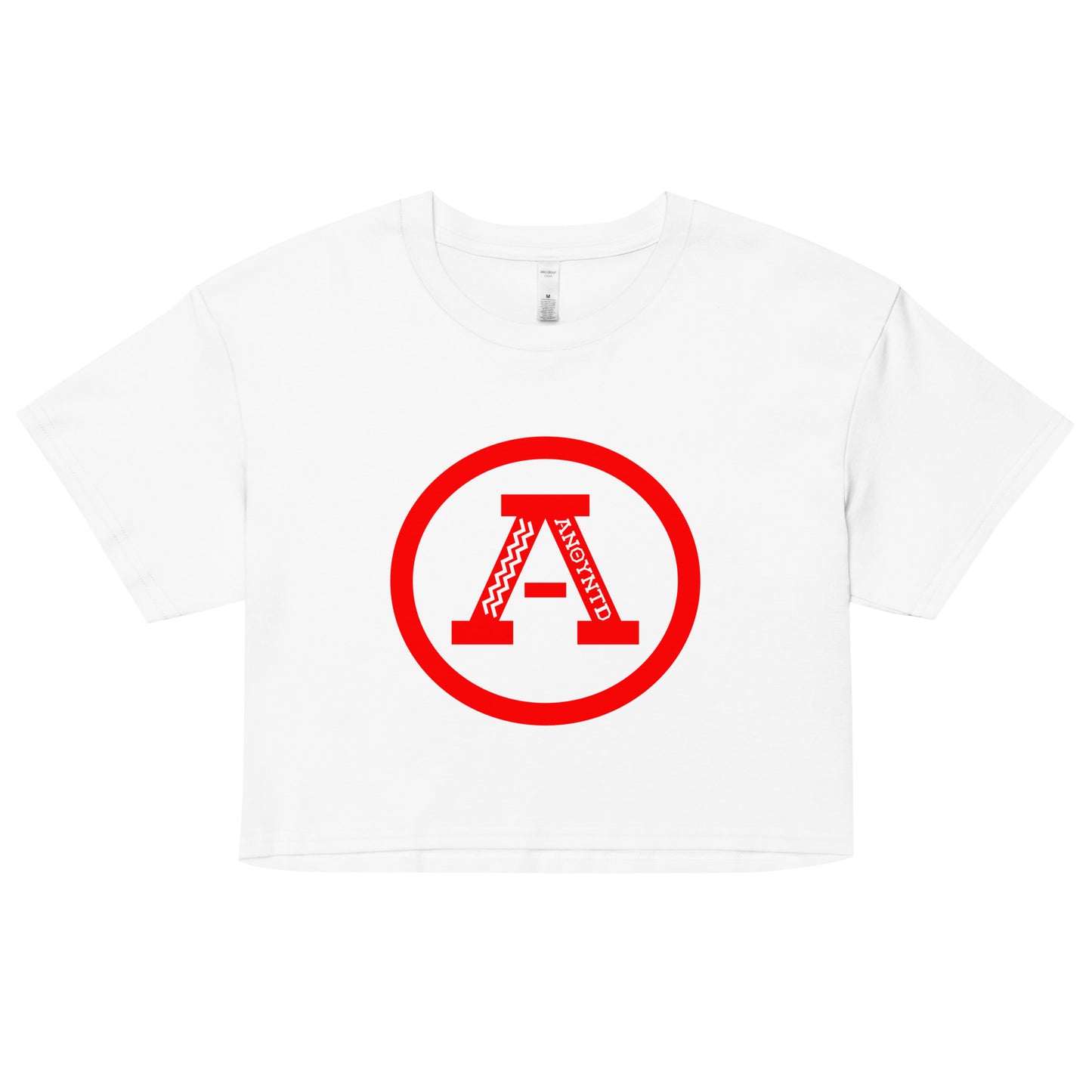 ANOYNTD [LETTERMAN] Series (R) Women’s Crop Top